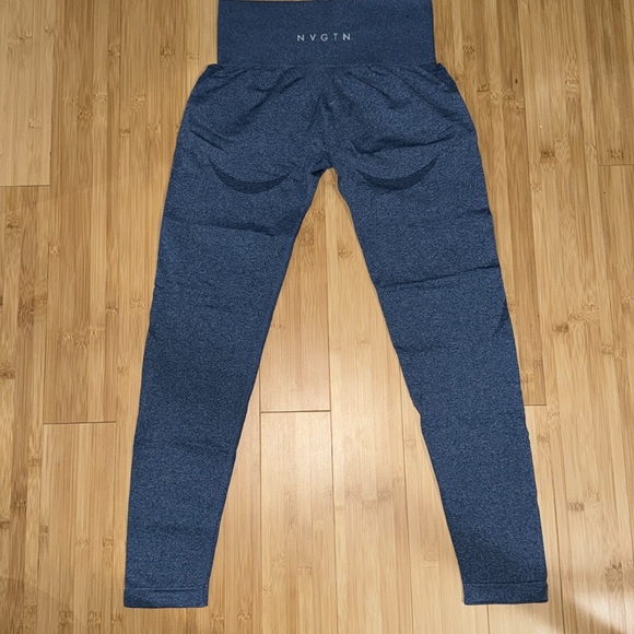 NVGTN Slate Blue OG Contour Seamless Leggings sz M - Picture 5 of 5